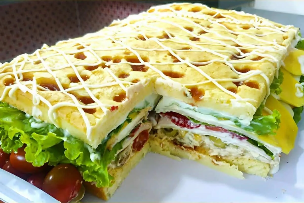 Torta tropical simples e prática uma entrada perfeita para sua ceia de natal