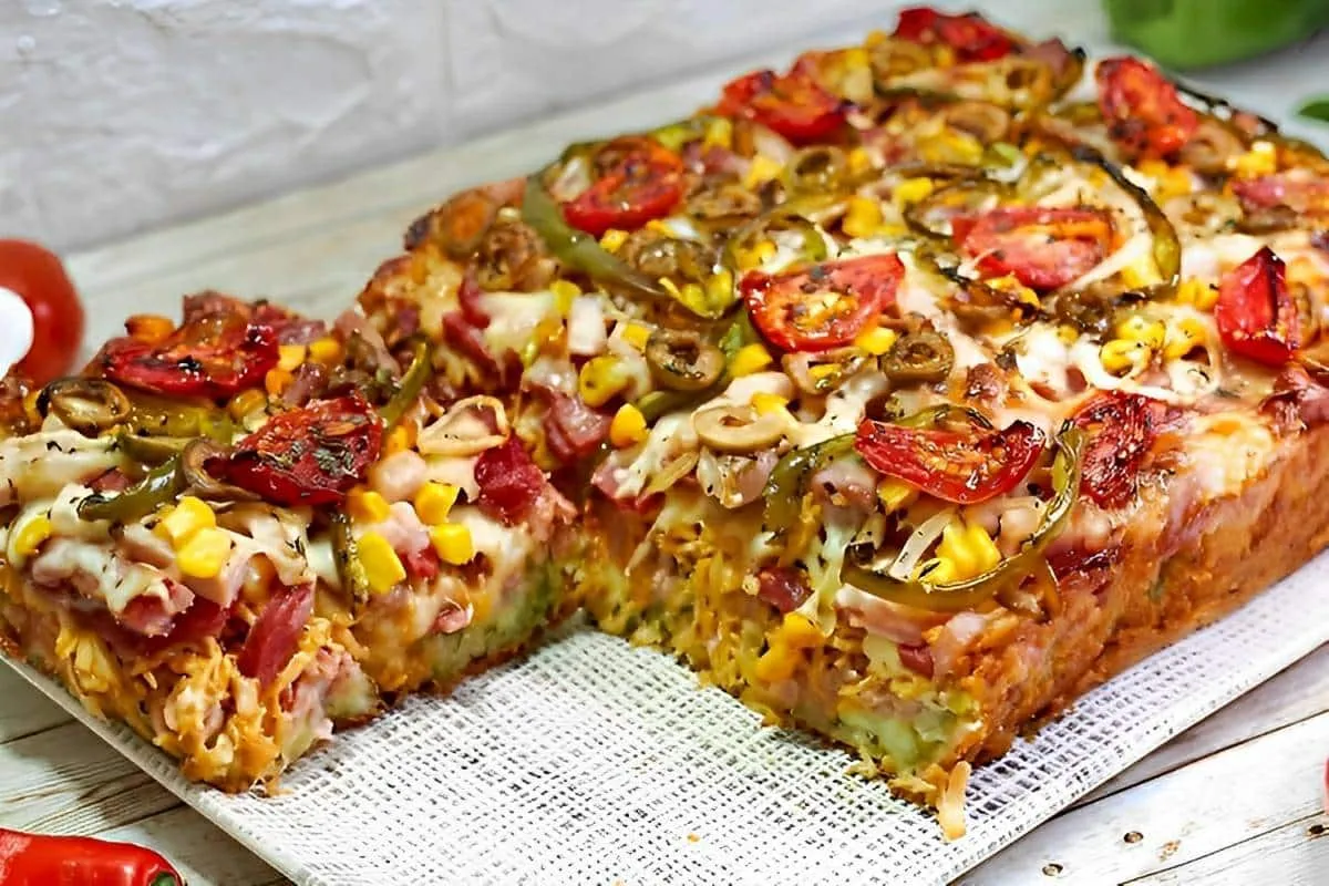 Torta X-Tudo uma torta maravilhosa e muito bem recheada em casa todo mundo adora