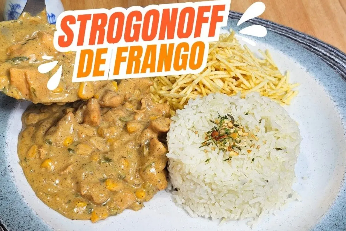 Veja como fazer um strogonoff de frango que parece de restaurante no seu almoço de hoje